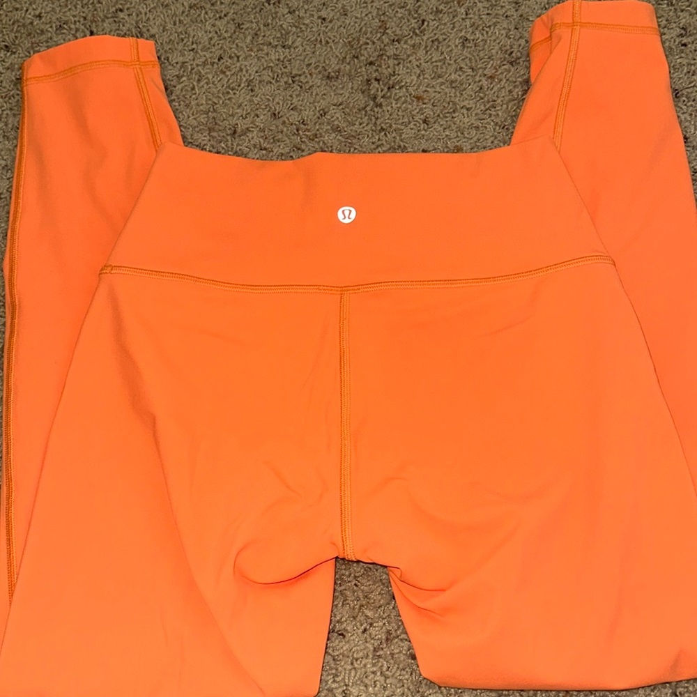 Orange Lululemon Leggings